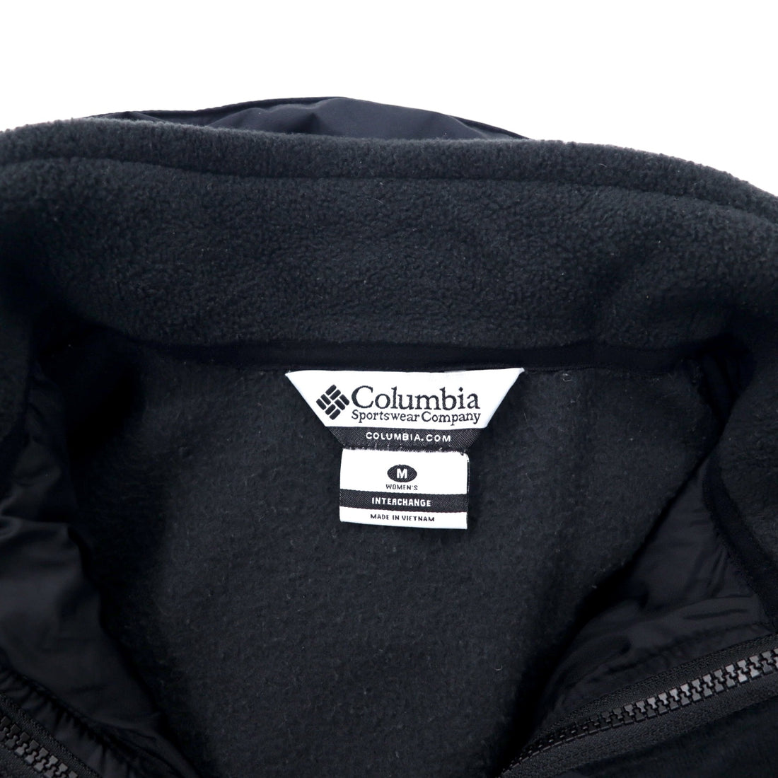 Columbia 3WAY Mountain Parka Fleece Jacket M Black Nylon Waterproof Zip-in-Zip INTERCHANGE Detachable Liner Detachable Hood Drawcord XL7654