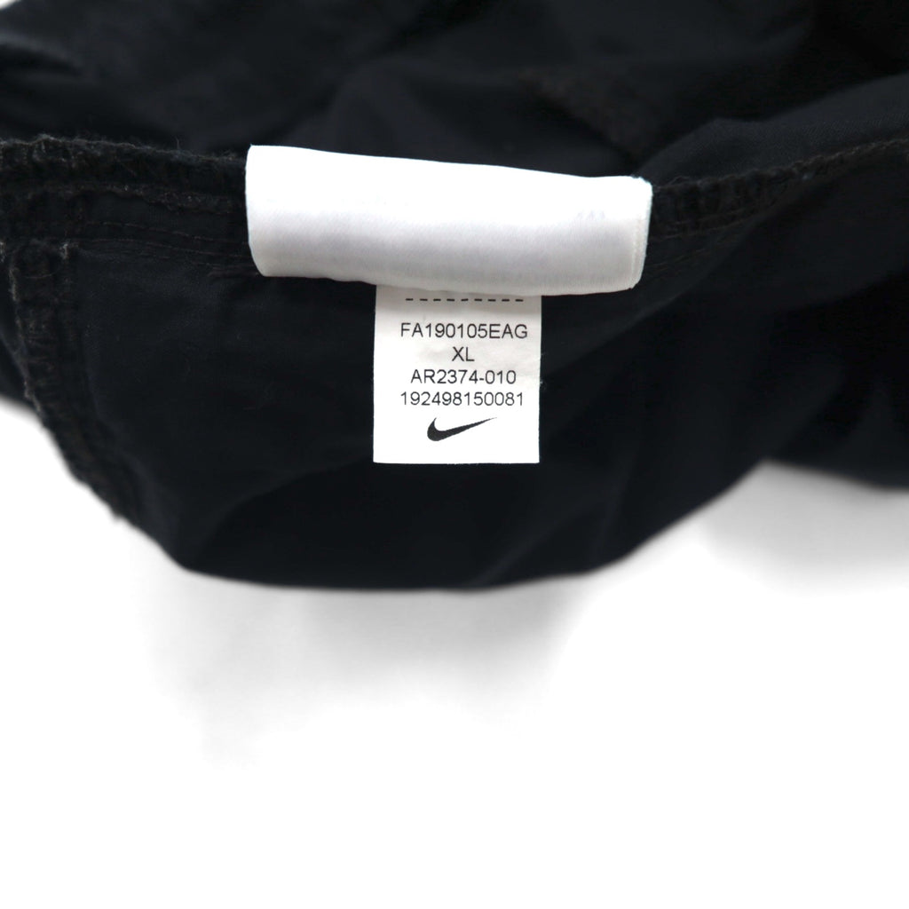 NIKE Cargo Shorts, Size XL, Black, Zip Pocket, AR2374-010