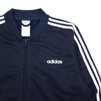 adidas 3-stripe tricot track jacket, jersey set, 2XO, navy, polyester, M, CORE, DV2468