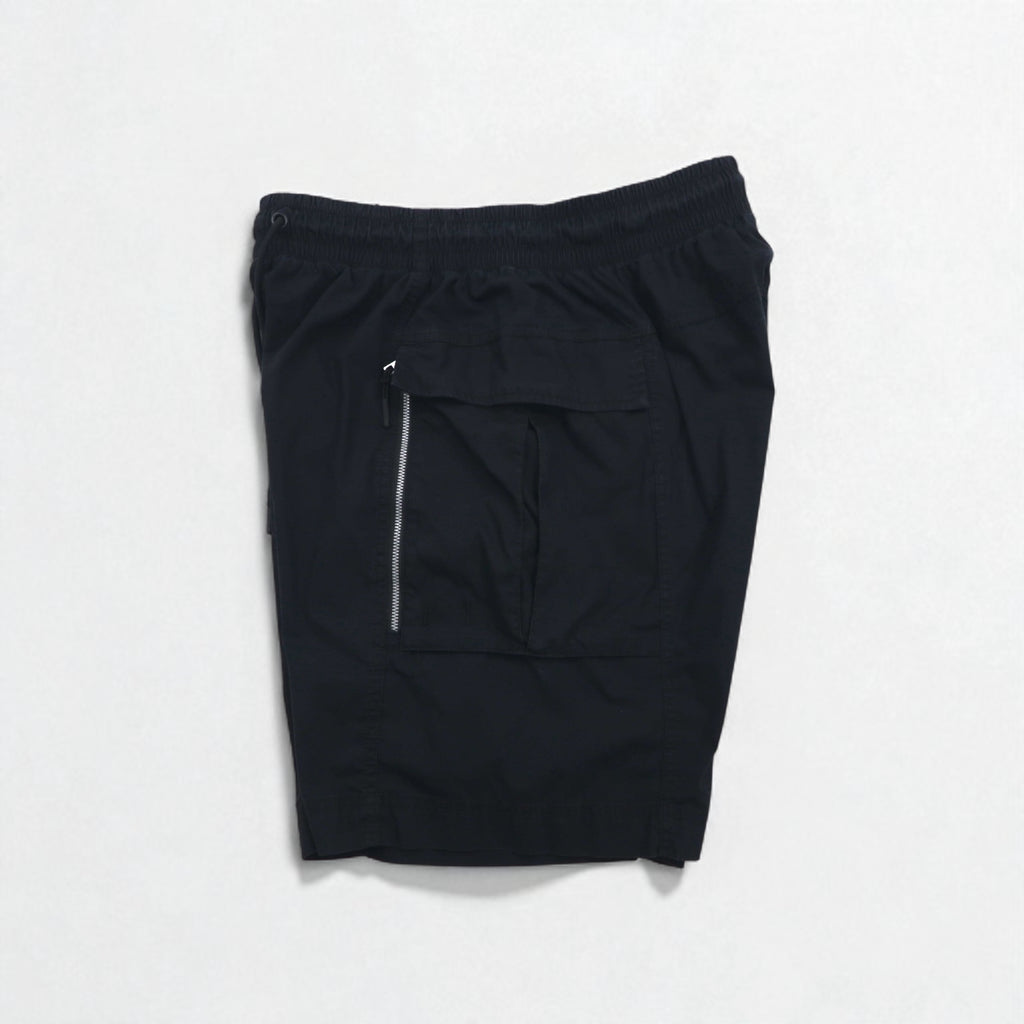 NIKE Cargo Shorts, Size XL, Black, Zip Pocket, AR2374-010