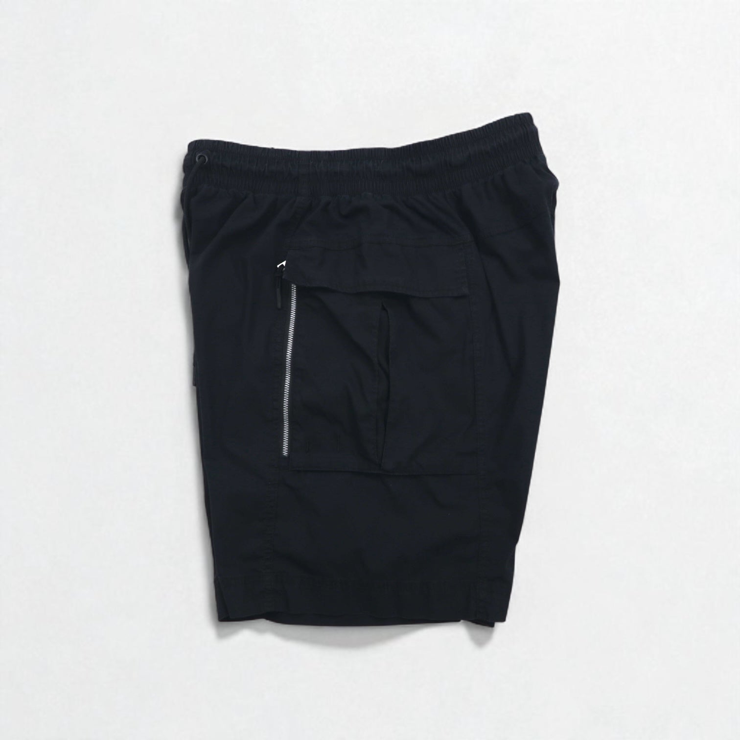 NIKE Cargo Shorts, Size XL, Black, Zip Pocket, AR2374-010