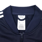 adidas 3-stripe tricot track jacket, jersey set, 2XO, navy, polyester, M, CORE, DV2468