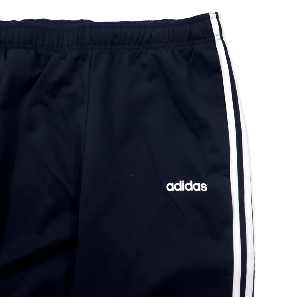 adidas 3-stripe tricot track jacket, jersey set, 2XO, navy, polyester, M, CORE, DV2468