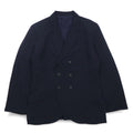 Y's 90s Double-breasted Tailored Jacket Blazer Navy Blazer S Navy Gabardine YT-J06_100 Made in Japan