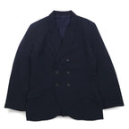 Y's 90s Double-breasted Tailored Jacket Blazer Navy Blazer S Navy Gabardine YT-J06_100 Made in Japan