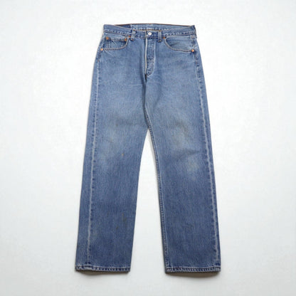 Levi's 90年代 カナダ製 ユーロリーバイス 501 デニムパンツ M インディゴ ブルー ボタンフライ 501 0193