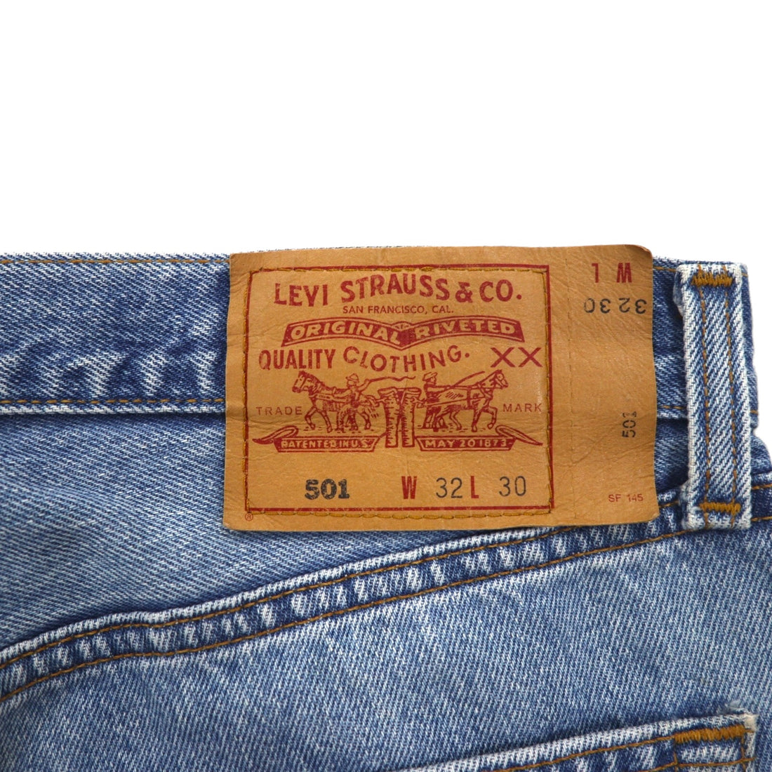 Levi's 90s Made in Canada Euro Levi's 501 Denim Pants, Size M, Indigo Blue, Button Fly, 501 0193