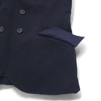 Y's 90s Double-breasted Tailored Jacket Blazer Navy Blazer S Navy Gabardine YT-J06_100 Made in Japan