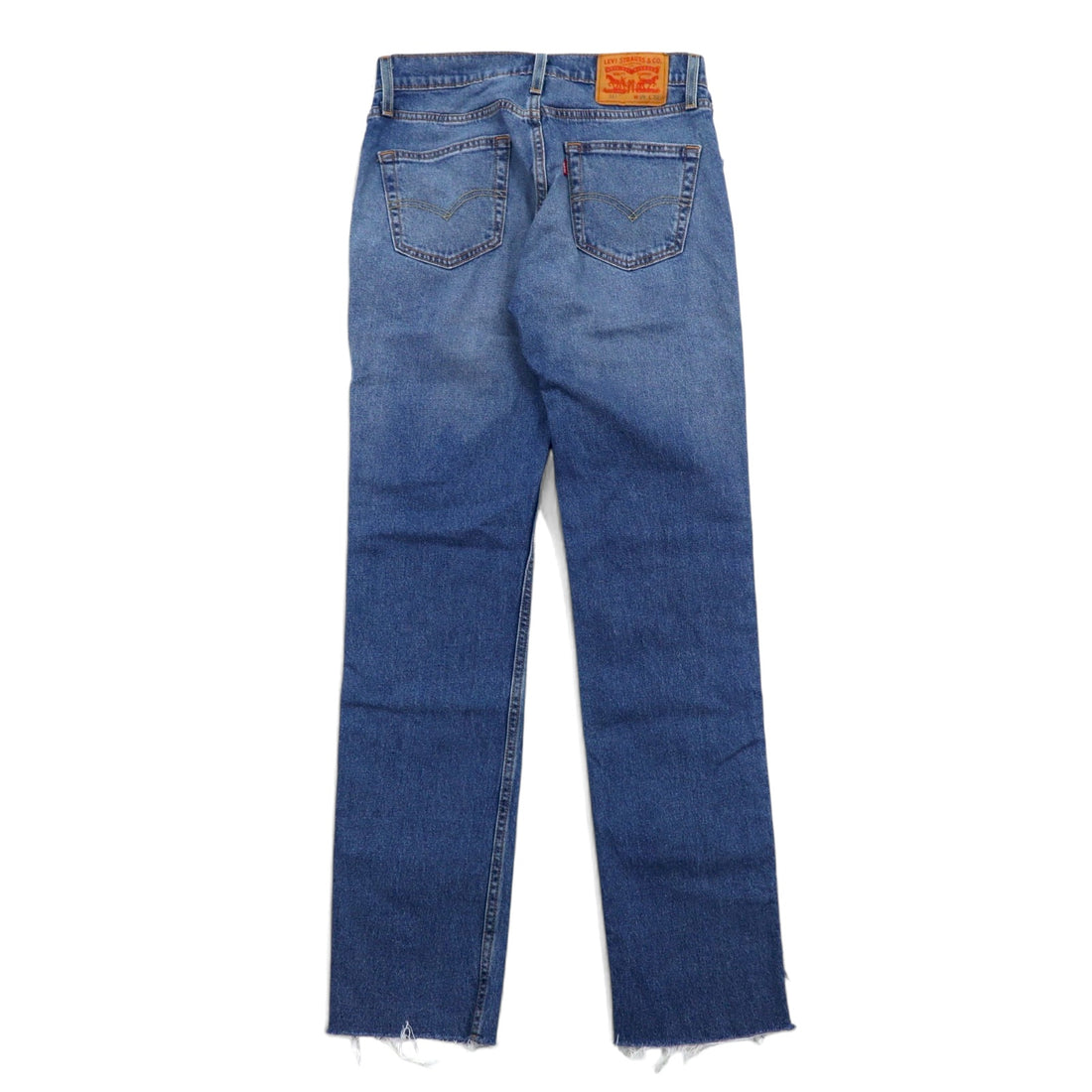 Levi's 511 Slim Fit Sideline Cut-Off Denim Pants Size 29 Blue Cotton Zipper Fly 04511-3327