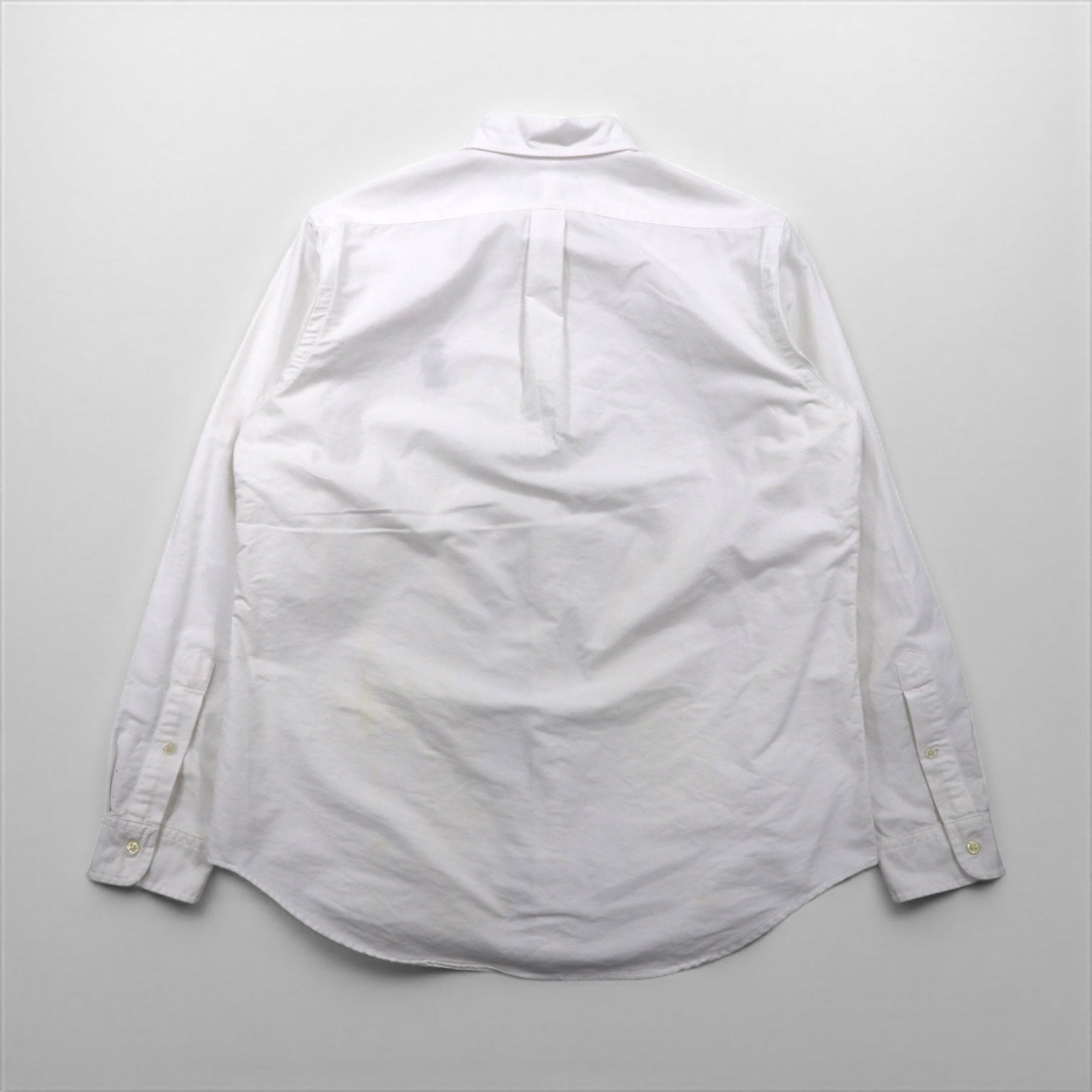 ラルフローレン ポロベア刺繍 現行 オックスフォード BD長袖シャツ ブルー