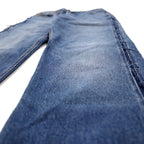 Levi's 511 Slim Fit Sideline Cut-Off Denim Pants Size 29 Blue Cotton Zipper Fly 04511-3327