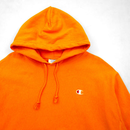 Champion リバースウィーブ REVERSE WEAVE プルオーバー パーカー 3XL イエロー 青単タグ 復刻 ビッグサイズ