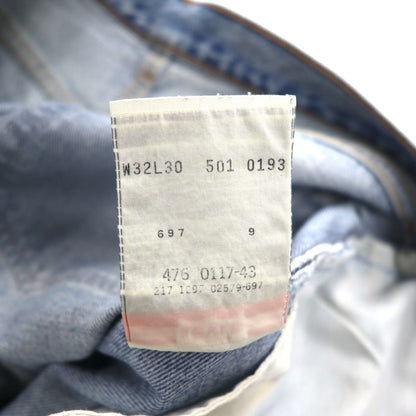 Levi's 90年代 カナダ製 ユーロリーバイス 501 デニムパンツ M インディゴ ブルー ボタンフライ 501 0193