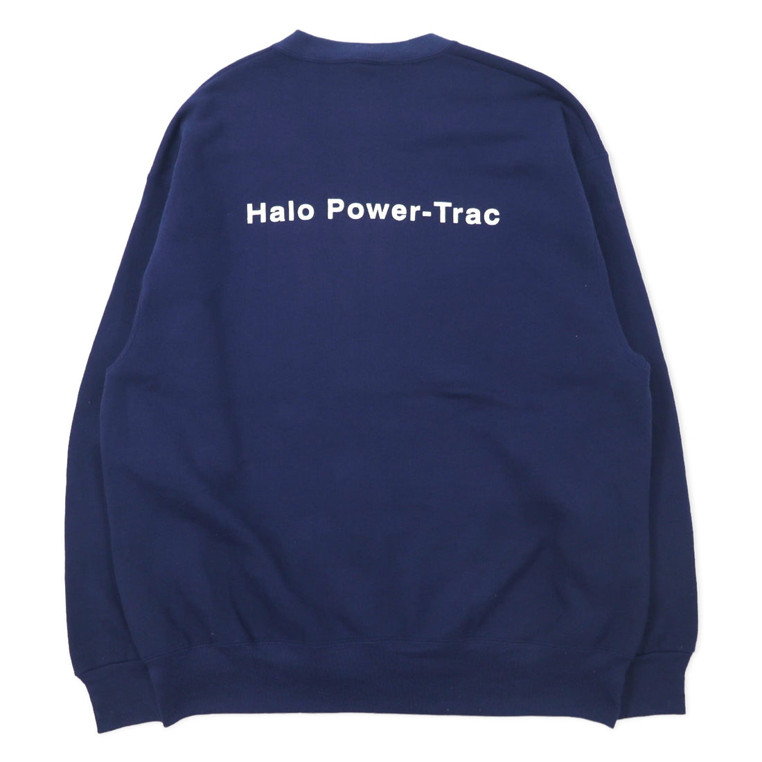 FRUIT OF THE LOOM USA made 90s print sweatshirt XL navy cotton fleece lining CHAMPION big size