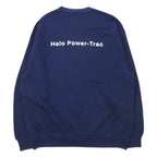 FRUIT OF THE LOOM USA made 90s print sweatshirt XL navy cotton fleece lining CHAMPION big size