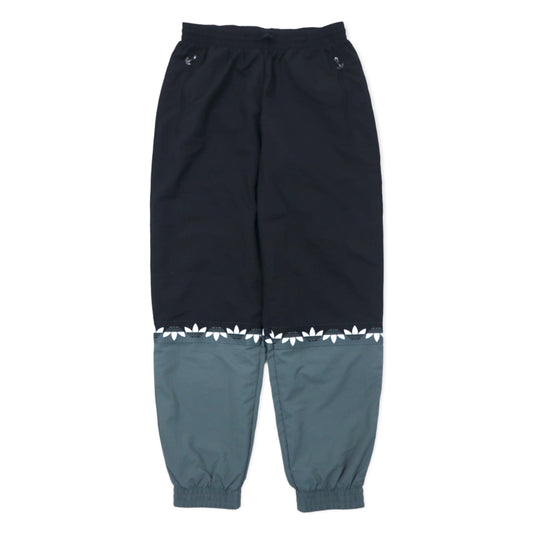 日本然リトテ-古着オンライン-adidas originals アディカラー トラックパンツ ジャージ L ブラック ナイロン トレフォイルロゴ Sliced Trefoil Track Pants GN3434-adidas originals adi collar Track pants jersey L black nylon Trefoil logo Sliced ​​Trefoil Track Pants GN3434