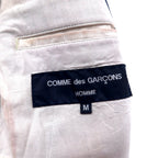 COMME des GARCONS HOMME 3B Tailored Jacket M Navy Stripe Polyester Cotton HM-J027 Made in Japan