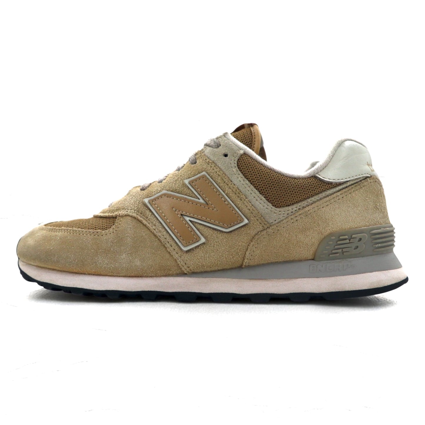 new balance 574 sneakers 26.5cm beige suede ML574EBE