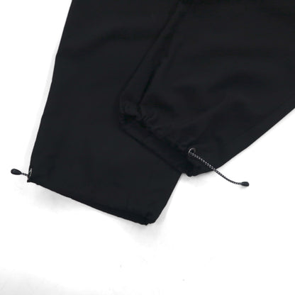 meanswhile ワイド イージーパンツ Dry Smooth Easy PT スラックス L ブラック Reflax ポリエステル ドローコード