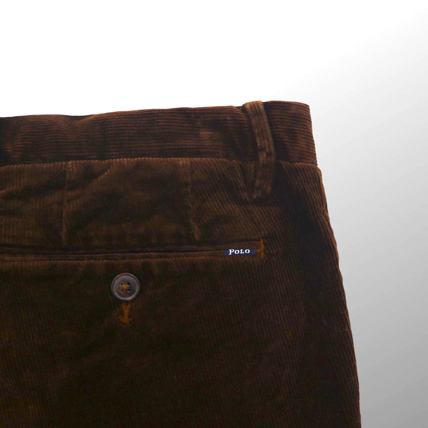 Polo Ralph Lauren Corduroy Chino Pants, Size L, Slim Fit, Brown