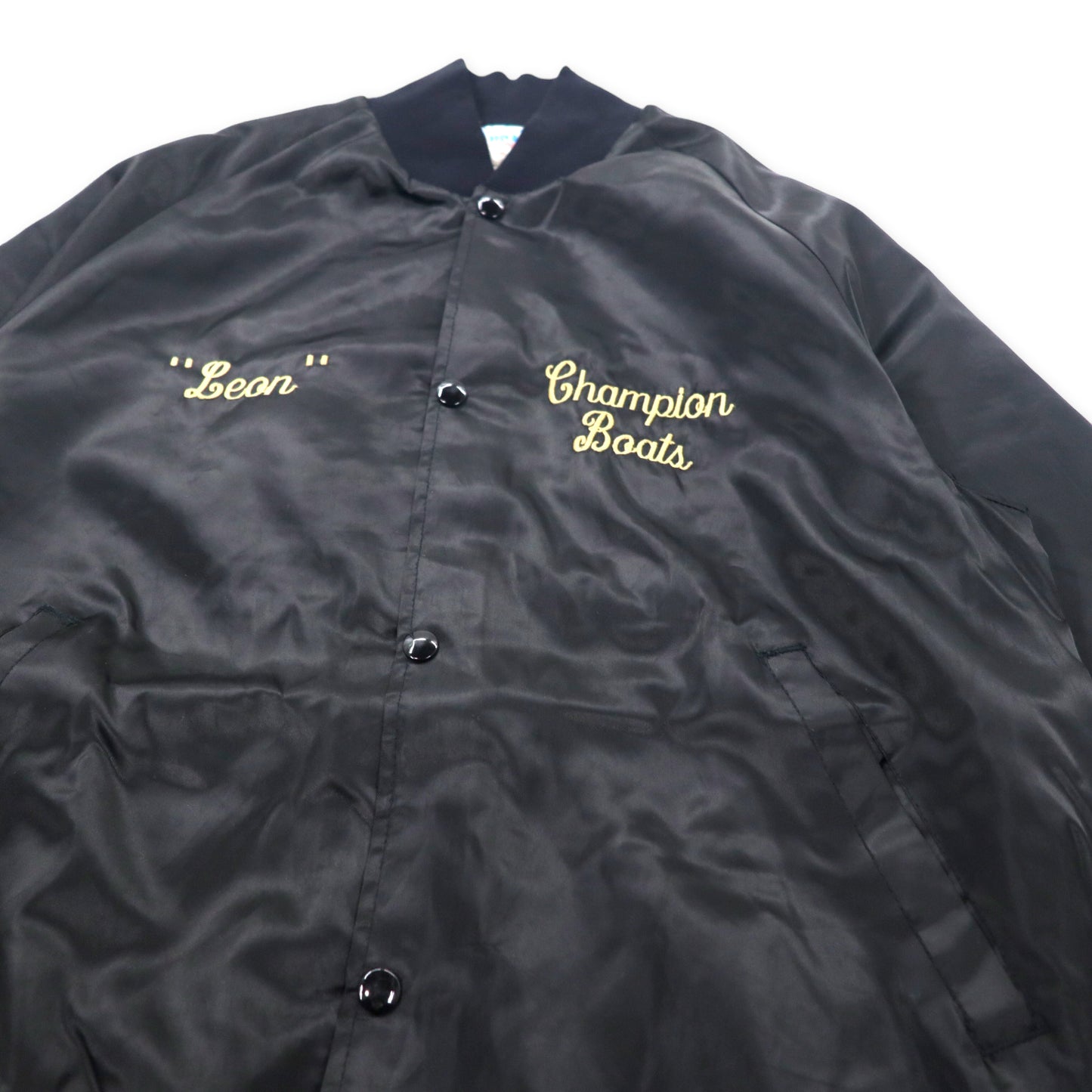 WESTARK USA MADE 90s Nylon Varsity Jacket M Black Champion Beats