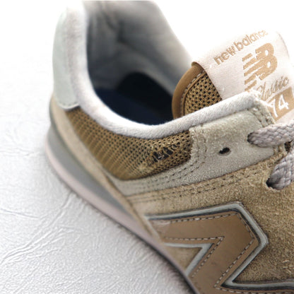 new balance 574 sneakers 26.5cm beige suede ML574EBE