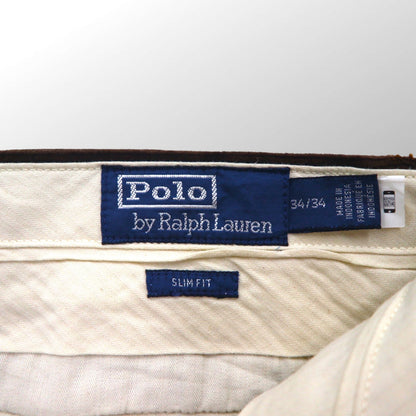 Polo Ralph Lauren Corduroy Chino Pants, Size L, Slim Fit, Brown