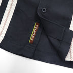 CUBAVERA Line Design Cuban Shirt, XL, Black, Rayon and Polyester