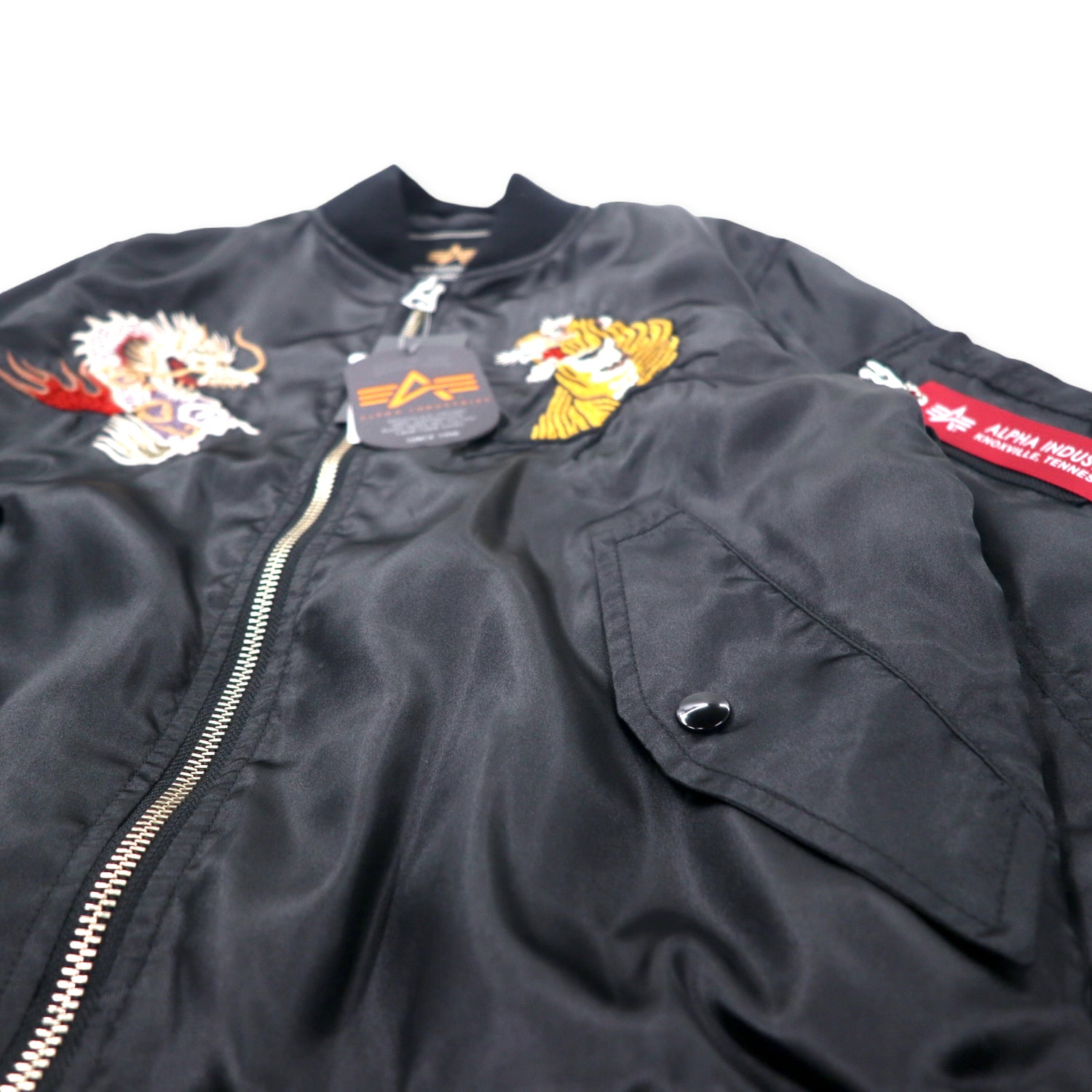 ALPHA INDUSTRIES Souvenir MA-1 Blouson S Black Polyester