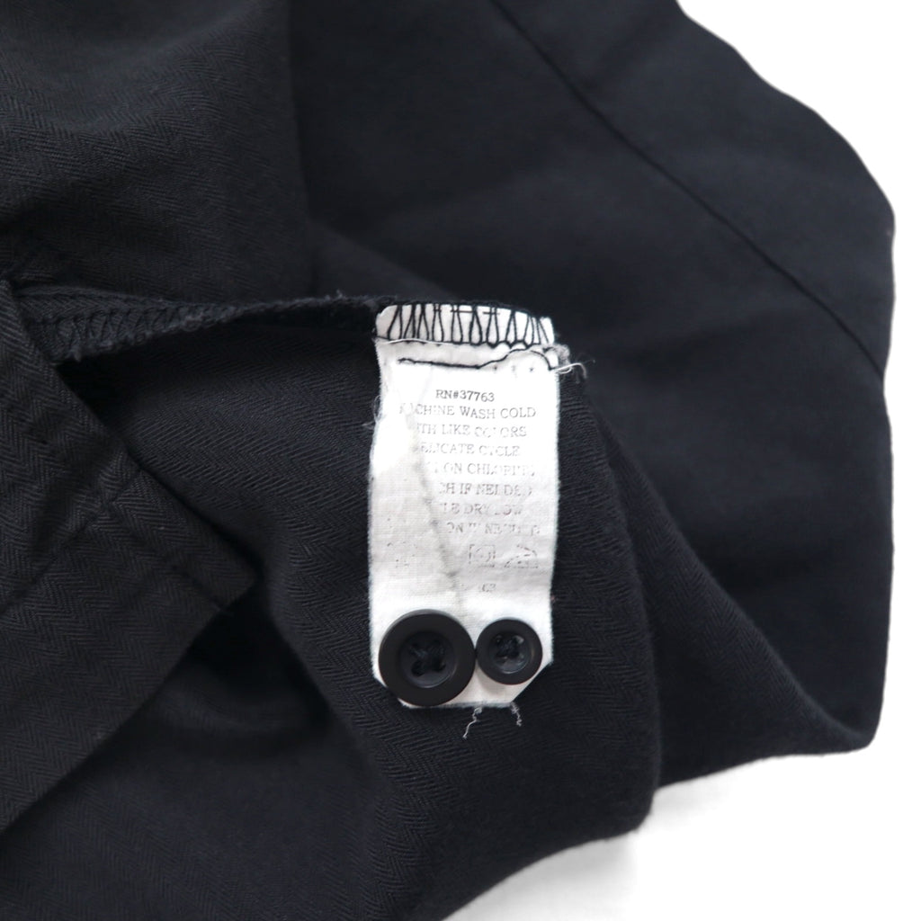 CUBAVERA Line Design Cuban Shirt, XL, Black, Rayon and Polyester