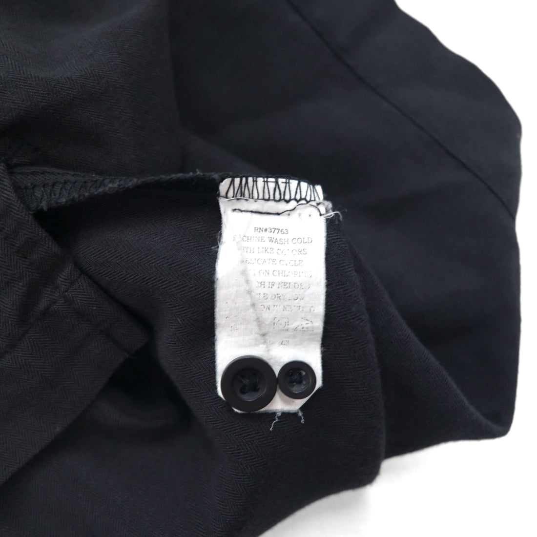 CUBAVERA Line Design Cuban Shirt, XL, Black, Rayon and Polyester