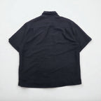 CUBAVERA Line Design Cuban Shirt, XL, Black, Rayon and Polyester