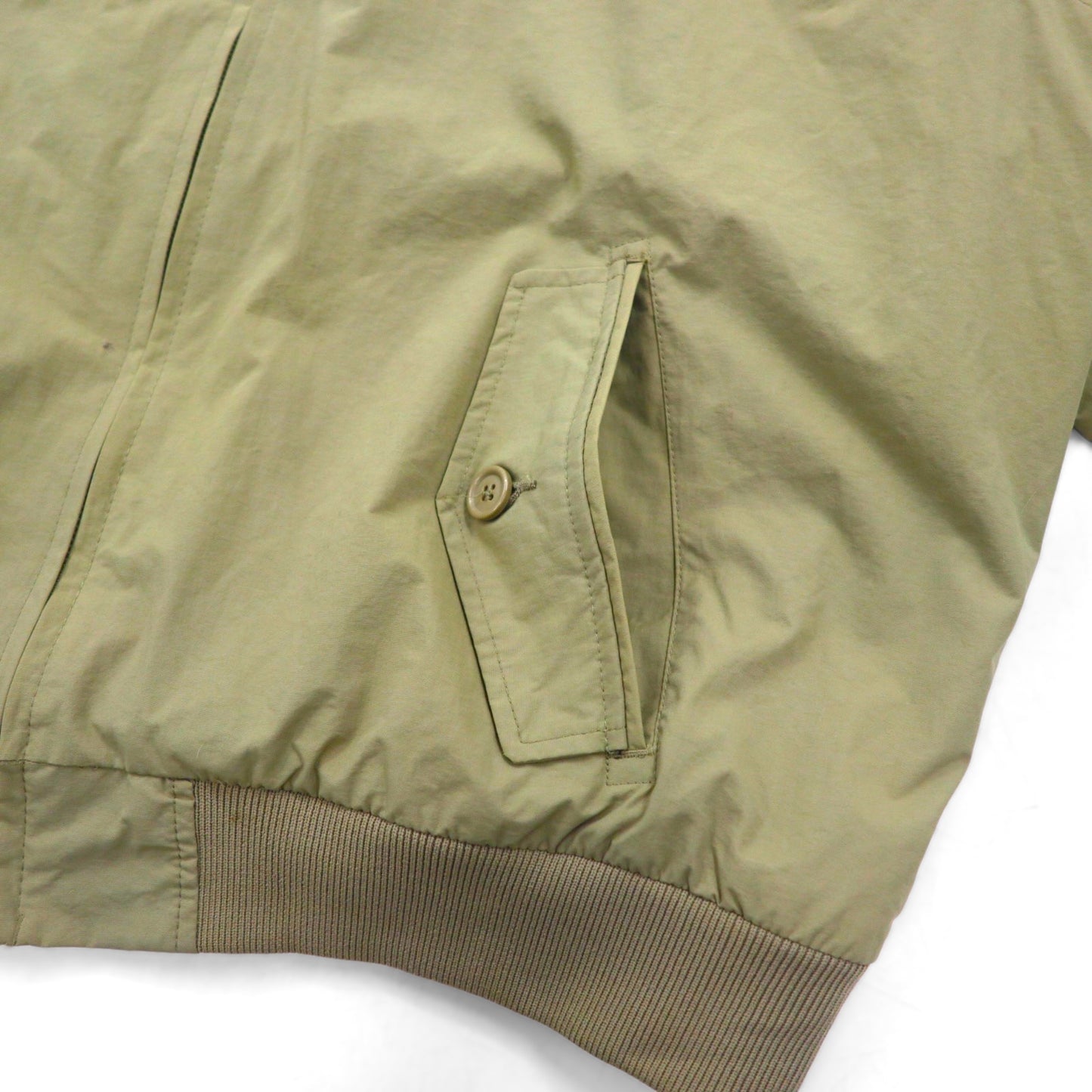 00s Vintage Harrington Jacket, Swing Top, XL, Beige, Check Lining, COVINGTON