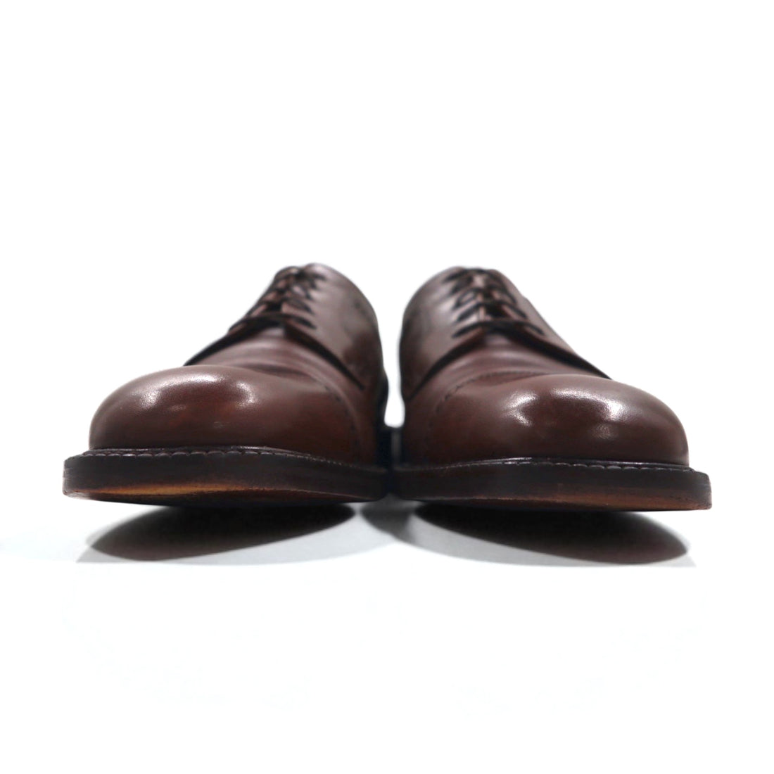 FLORSHEIM Imperial Made in Italy Straight Tip Dress Shoes 27cm Brown Leather 93681