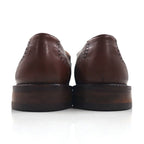 FLORSHEIM Imperial Made in Italy Straight Tip Dress Shoes 27cm Brown Leather 93681