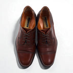 FLORSHEIM Imperial Made in Italy Straight Tip Dress Shoes 27cm Brown Leather 93681