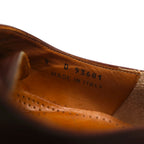 FLORSHEIM Imperial Made in Italy Straight Tip Dress Shoes 27cm Brown Leather 93681