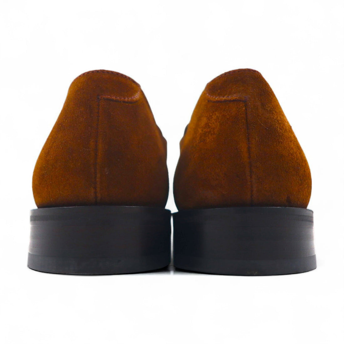 Loake British-made monk strap dress shoes, size 28cm, suede, brass buckle, R404DS, unused, Goodyear welt construction