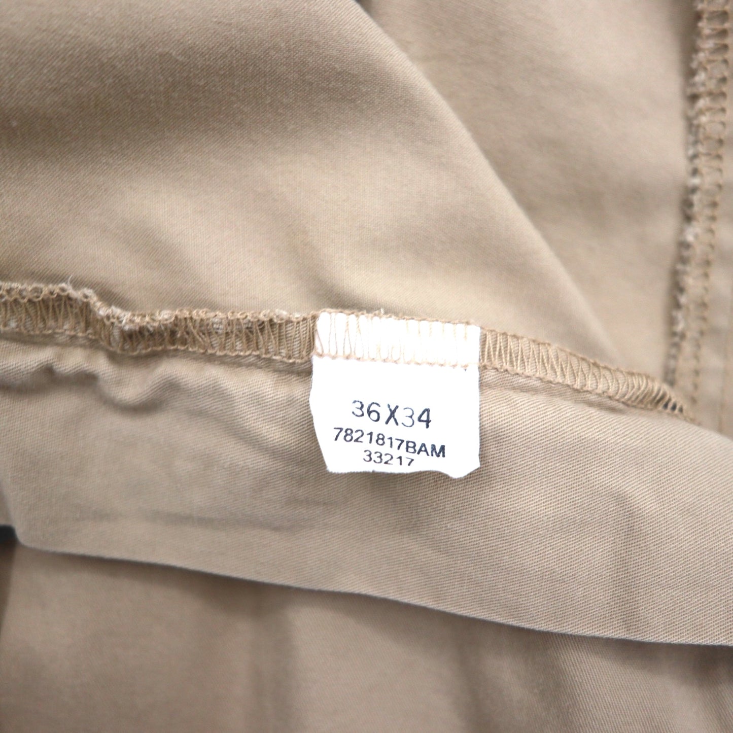 POLO GOLF RALPH LAUREN 90年代 2タック ワイド チノパンツ L ベージュ コットン