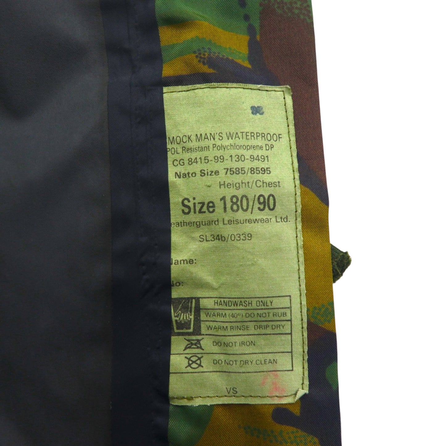 90s Vintage British Army Smock, British Army DPM Smock Parka, Rain Jacket, Mountain Parka, XL, Camouflage, Waterproof, 8415-00-130-9491, Weatherguard Leisurewear Ltd.