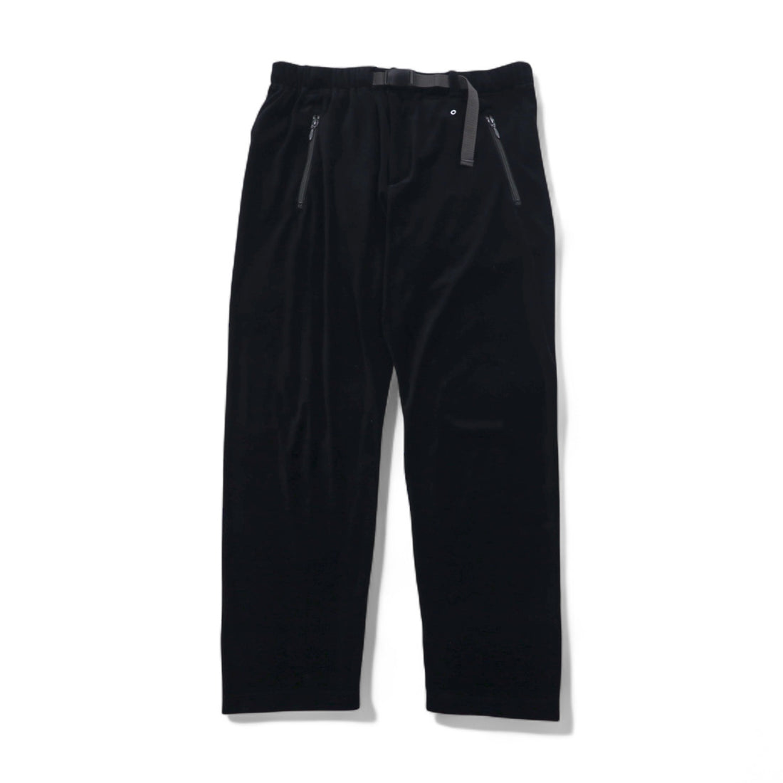POST O'ALLS EZ TOP Velour Easy Pants, Size L, Black, 3602-V3, Made in Japan