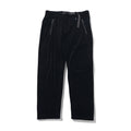 POST O'ALLS EZ TOP Velour Easy Pants, Size L, Black, 3602-V3, Made in Japan