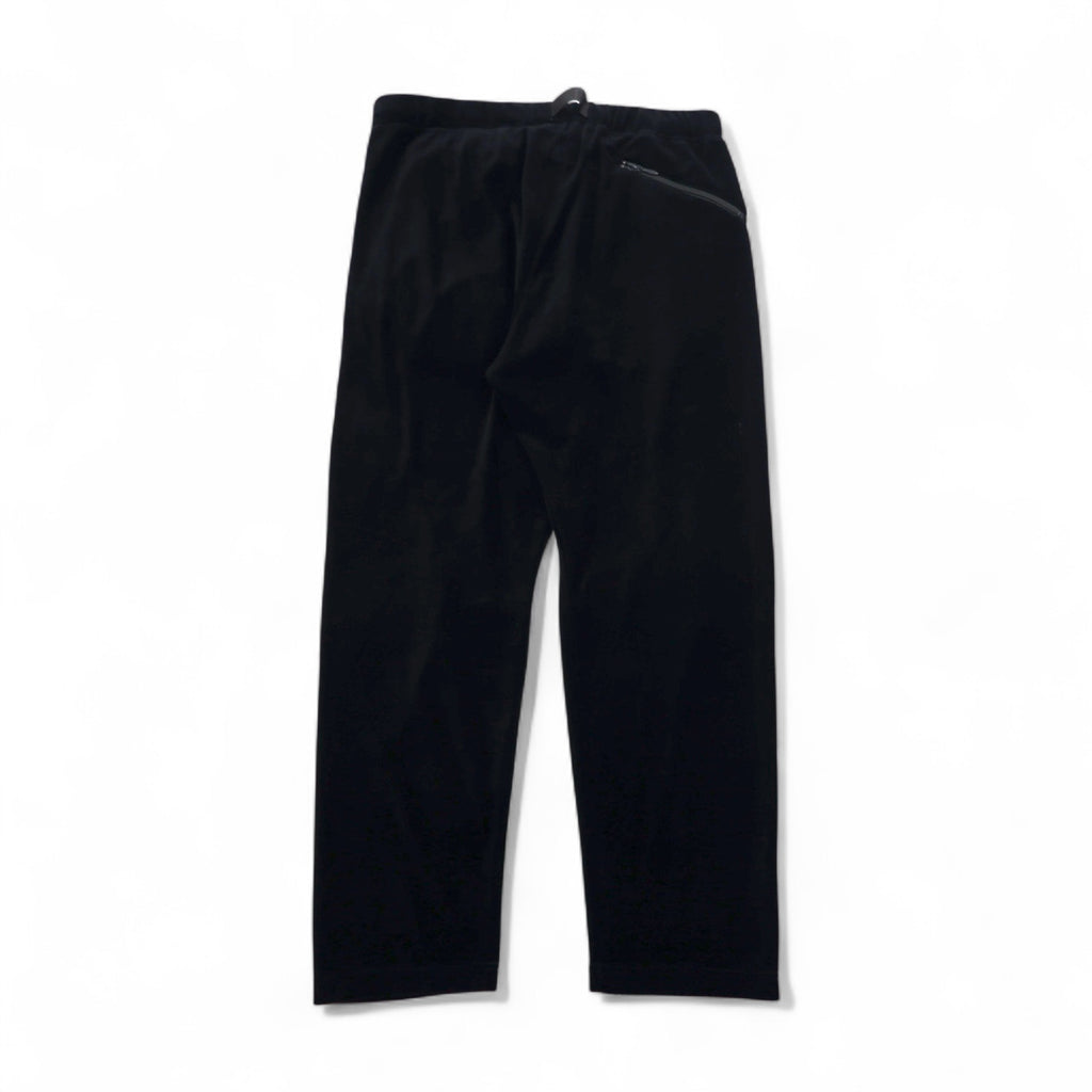 POST O'ALLS EZ TOP Velour Easy Pants, Size L, Black, 3602-V3, Made in Japan