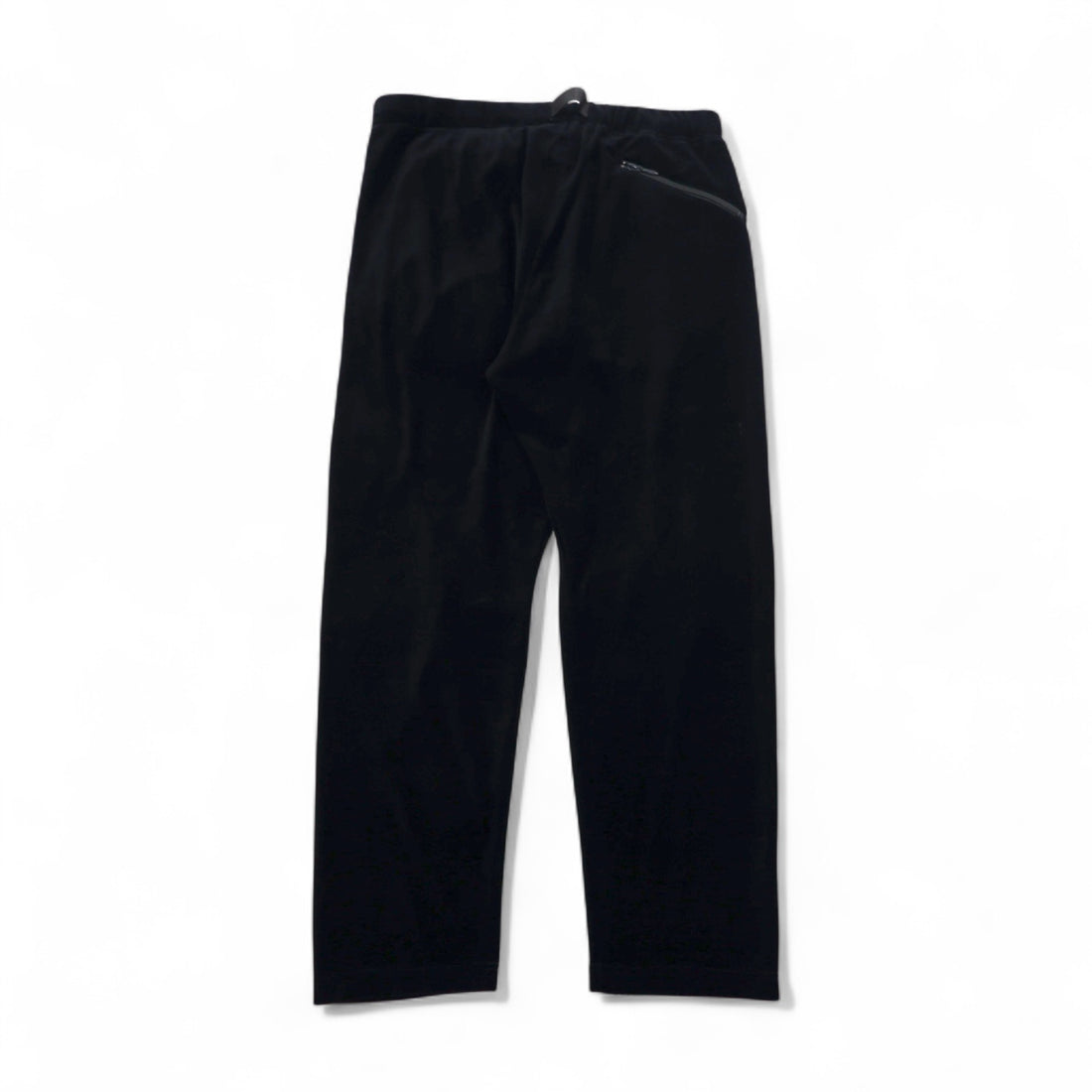 POST O'ALLS EZ TOP Velour Easy Pants, Size L, Black, 3602-V3, Made in Japan