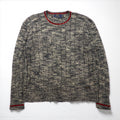 Polo Ralph Lauren ローゲージ ニット クルーネック セーター L ミックス グレー コットン