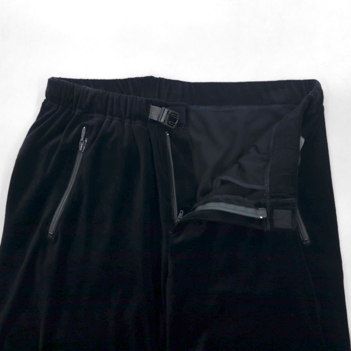 POST O'ALLS イージートップ E-Z TOP ベロア イージーパンツ L ブラック 3602-V3 日本製