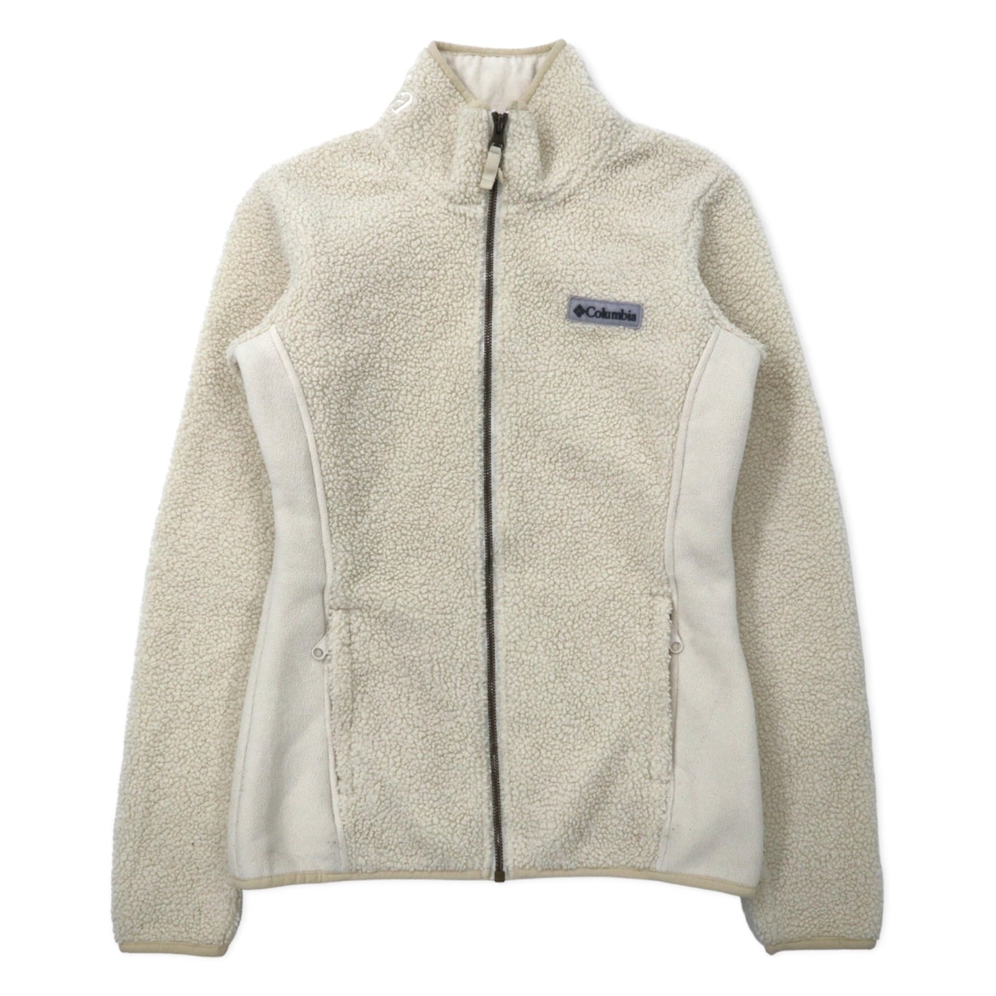 Columbia フルジップ シェルパ フリースジャケット XS ホワイト ポリエステル Women's Fire Side II Sherpa Full Zip Fleece AK1315