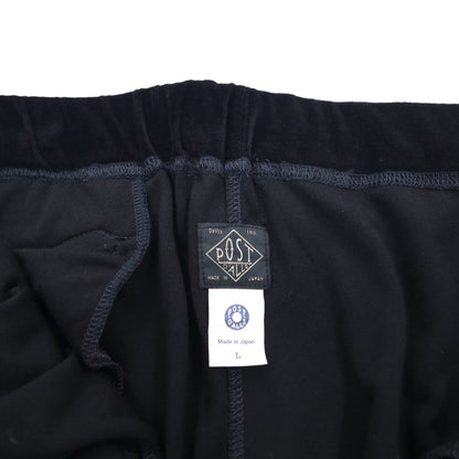 POST O'ALLS イージートップ E-Z TOP ベロア イージーパンツ L ブラック 3602-V3 日本製
