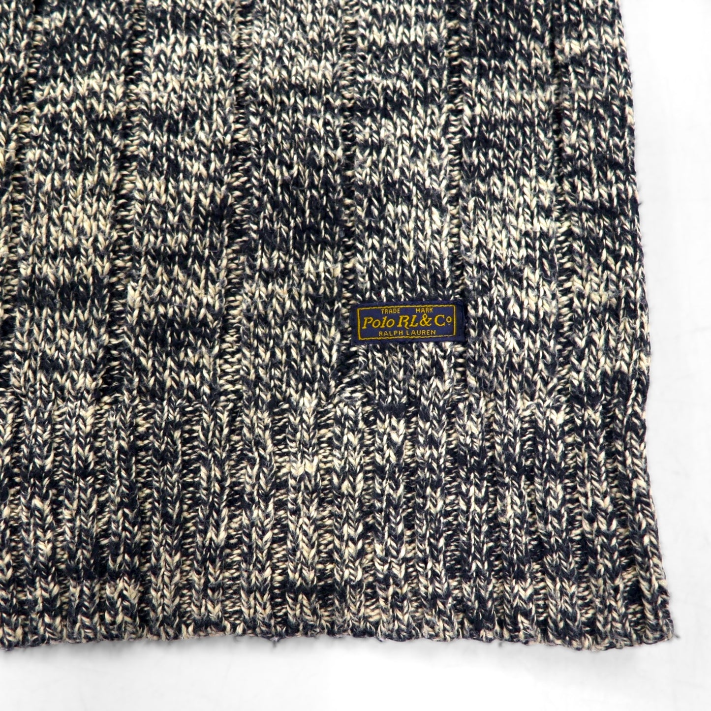 Polo Ralph Lauren ローゲージ ニット クルーネック セーター L ミックス グレー コットン