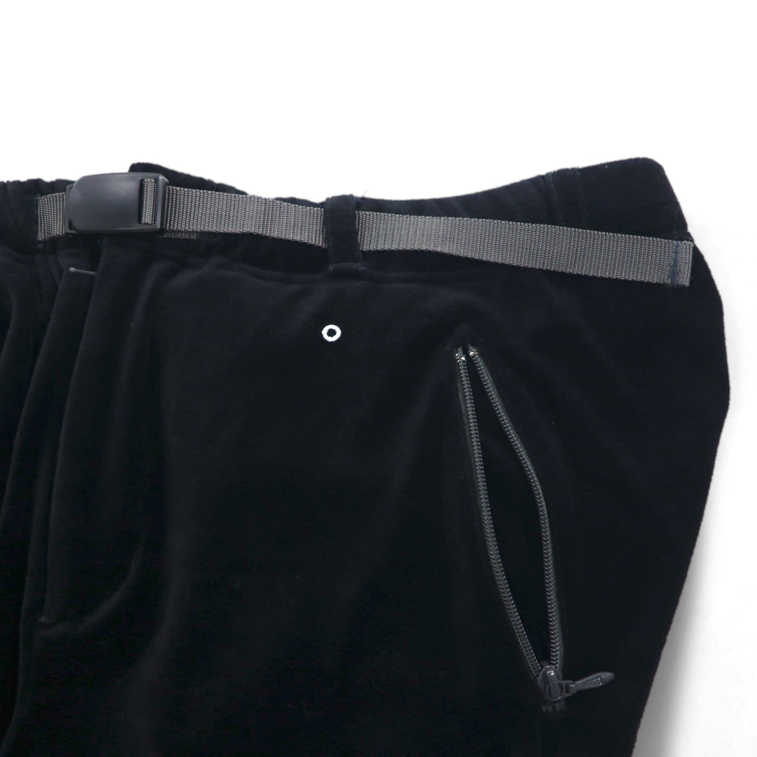 POST O'ALLS EZ TOP Velour Easy Pants, Size L, Black, 3602-V3, Made in Japan